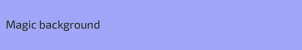 Magic background